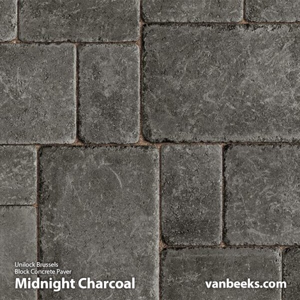 Brussels Block Midnight Charcoal